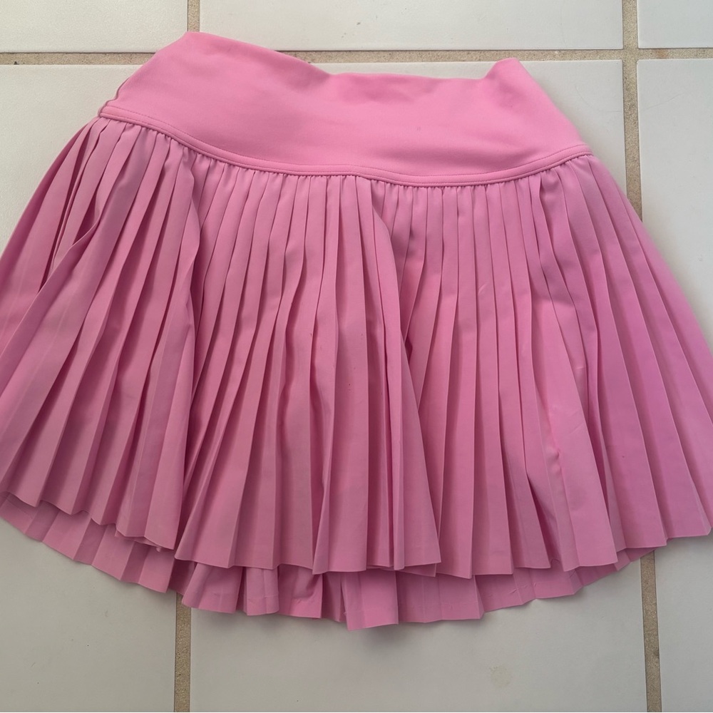 Aerie Pink Mini Pleated Skirt